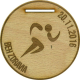 Dřevěná medaile Děvín
