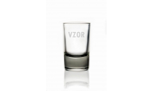 Gravírovaná sklenička panák 0,03L 026573