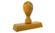 Dřevěné razítko obdélníkové 90x30