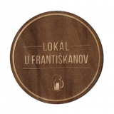 Dřevěné pivní tácky