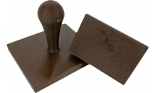 Čtvercové plastové razítko 100x100 mm