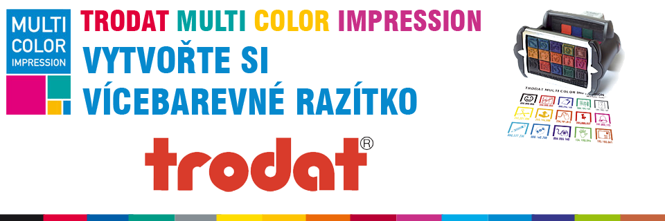 Trodat Multi Color Impression - Vytvořte si vícebarevné razítko